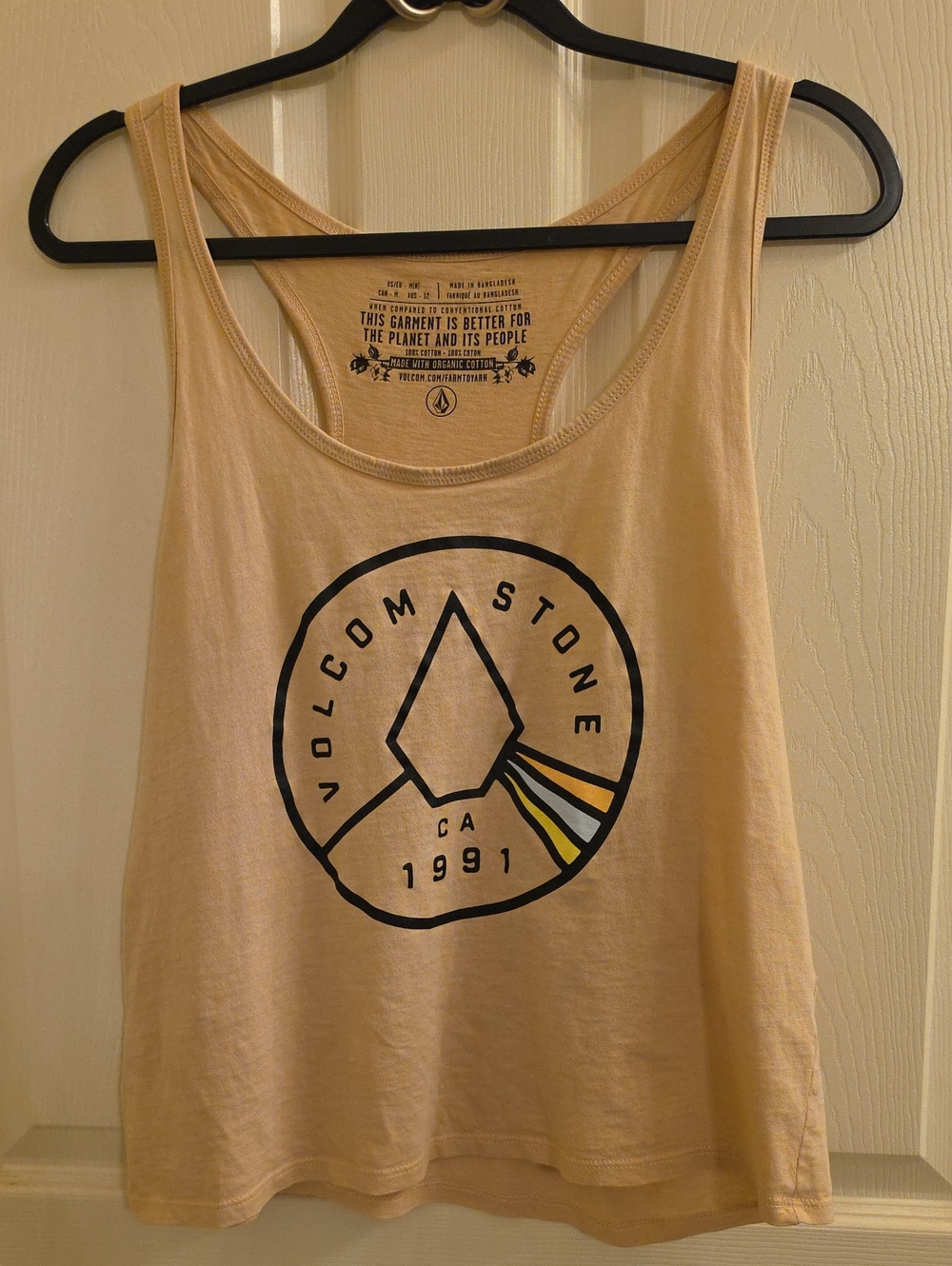 Volcom Stone Women's Peach Graphic Tank Top